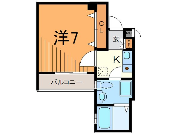 Ｃ－ＡＲＫ　ＫＯＢＥ　ＷＥＳＴの物件間取画像